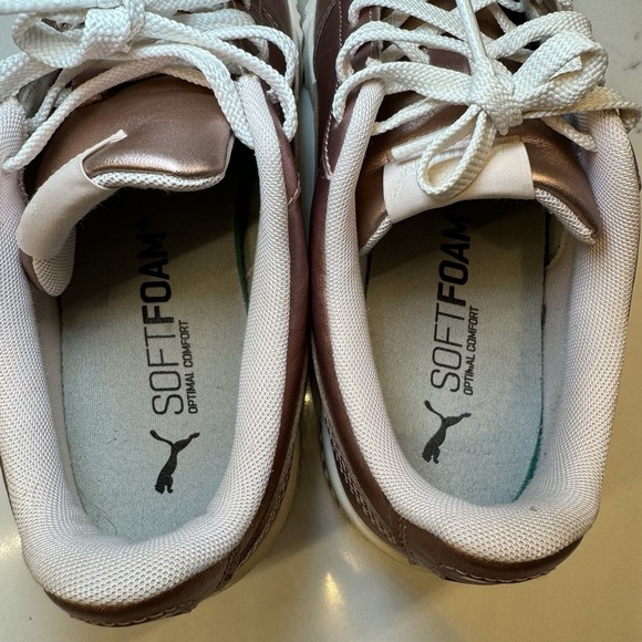 Puma Women's sneakers Carina Metallic‎ Pink Women's Size 8.5 - Picture 5 of 14